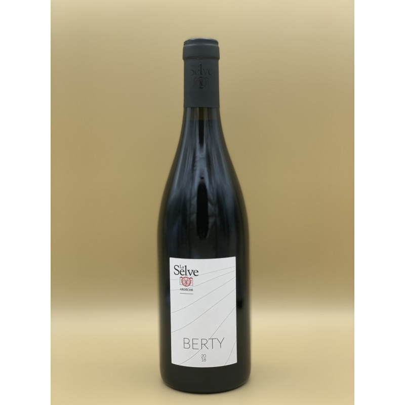 IGP Coteaux de l’Ardèche Château de la Selve "Berty" Rouge 2018 75cl IGP Coteaux de l’Ardèche Château de la Selve "Berty" Rouge 2018 75cl