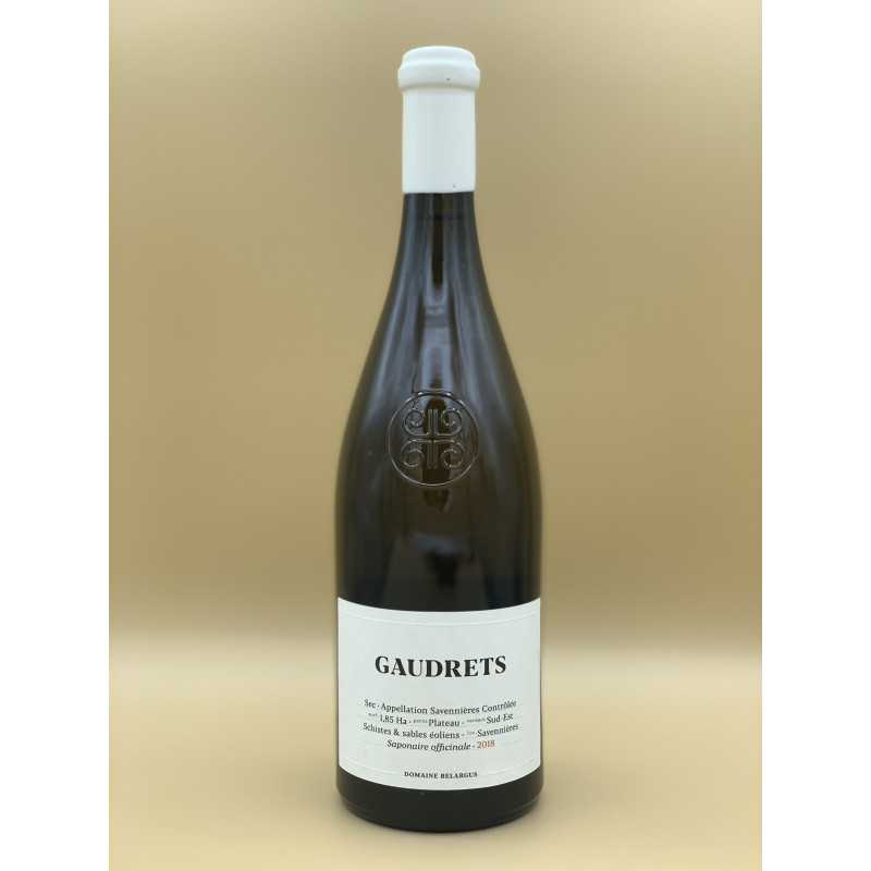 AOC Savennières Domaine Belargus "Gaudrets" Blanc 2018 75cl AOC Savennières Domaine Belargus "Gaudrets" Blanc 2018 75cl