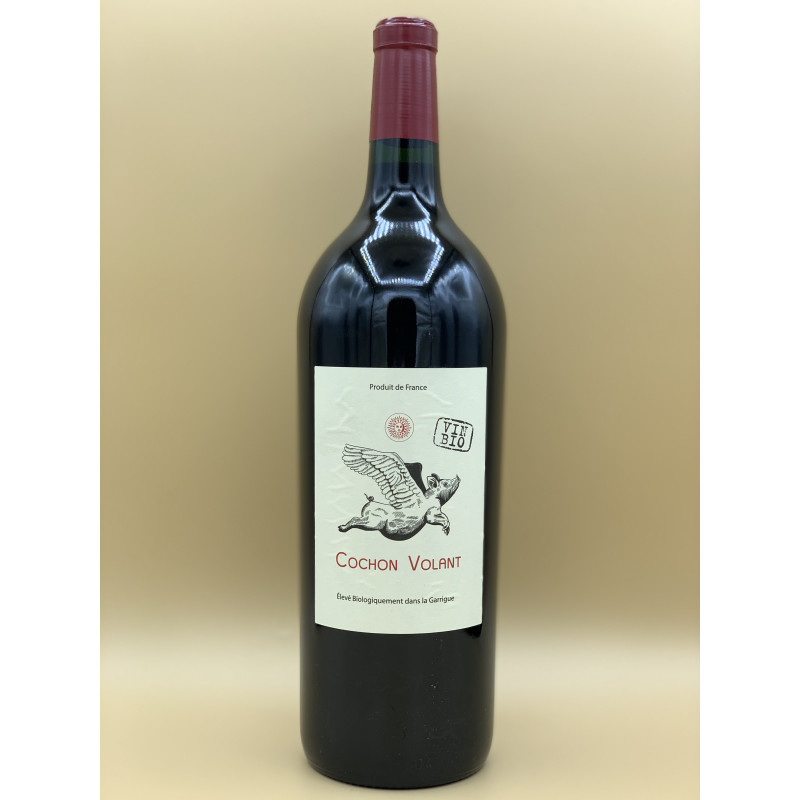 AOC Corbières Château de Caraguilhes "Cochon Volant" Rouge 2019 1,5L