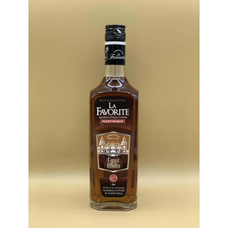 Rhum Vieux Agricole La Favorite "Cœur de Rhum" 70cl