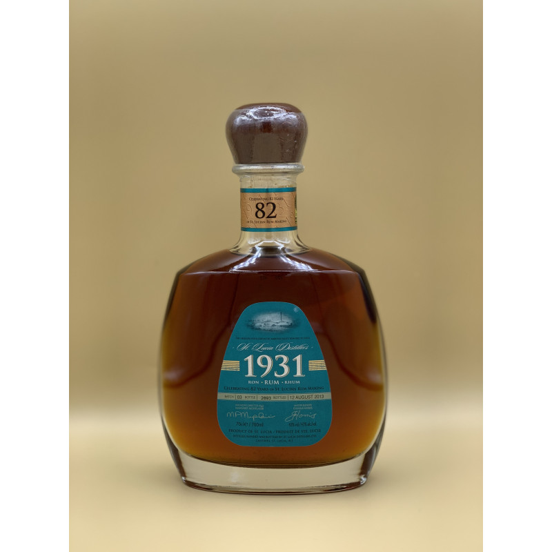 Rhum Vieux Sainte Lucia "1931" 70cl