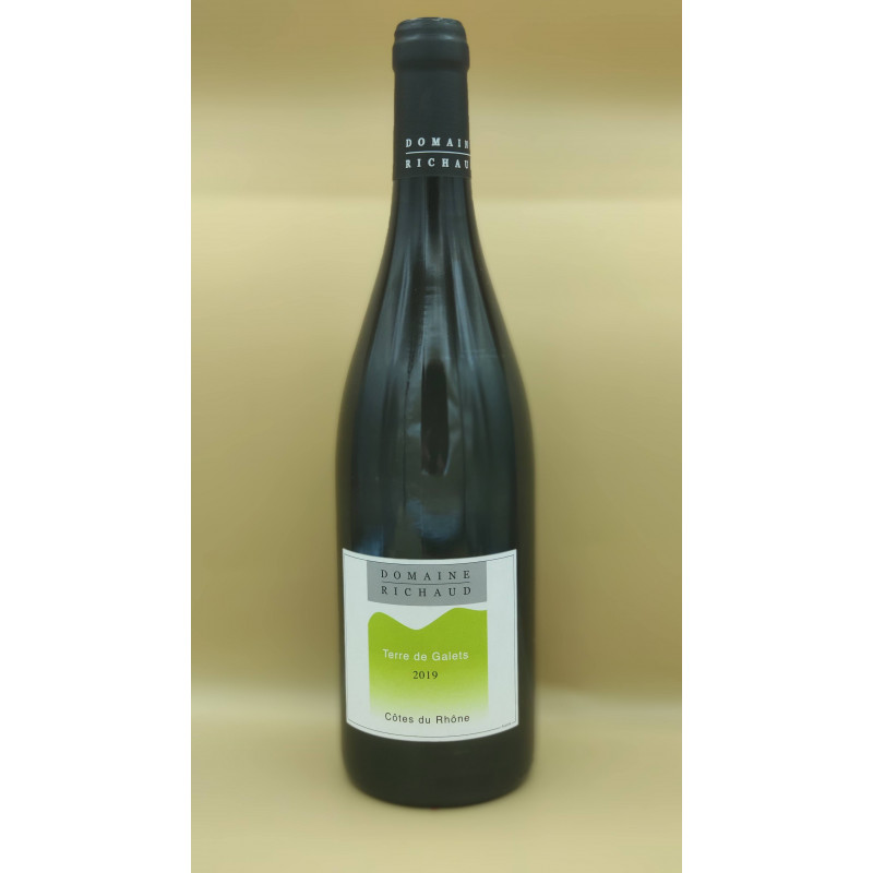 AOP Côtes du Rhône Domaine Richaud "Terre de Galets" Rouge 2019 75cl AOP Côtes du Rhône Domaine Richaud "Terre de Galets" Rouge 2019 75cl