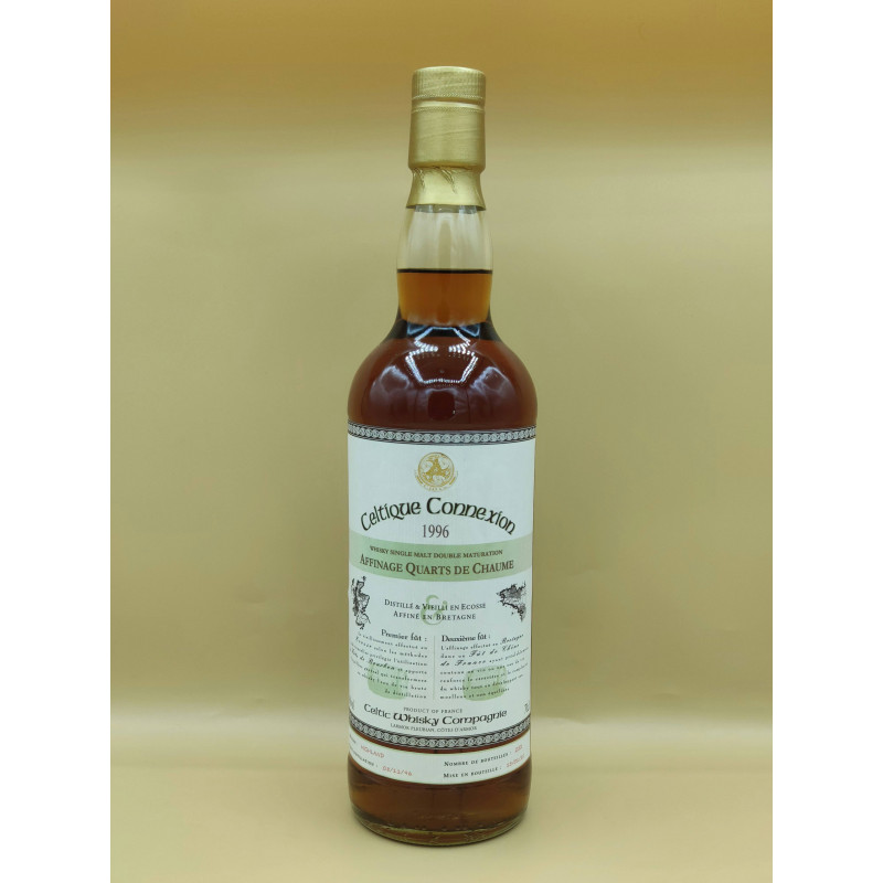 Whisky Single Malt "Celtique Connexion 1996 Quarts de Chaume" 70cl Whisky Single Malt "Celtique Connexion 1996 Quarts de Chaume" 70cl