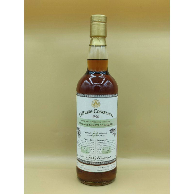 Whisky Single Malt "Celtique Connexion 1996 Quarts de Chaume" 70cl