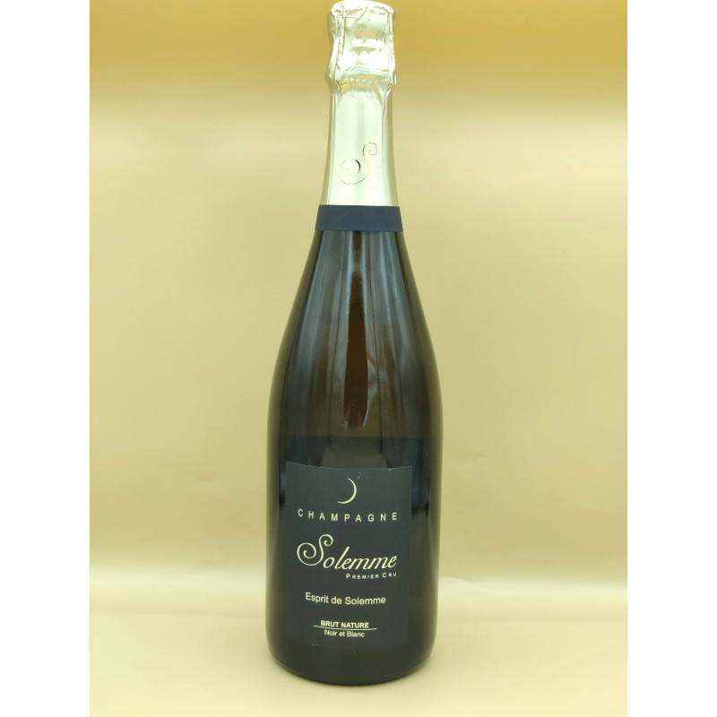 AOC Champagne Premier Cru Maison Solemme Brut Nature "Esprit de Solemme" 2018 75cl