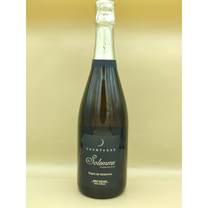 AOC Champagne Premier Cru Maison Solemme Brut Nature "Esprit de Solemme" 2018 75cl AOC Champagne Premier Cru Maison Solemme Brut Nature "Esprit de Solemme" 2018 75cl