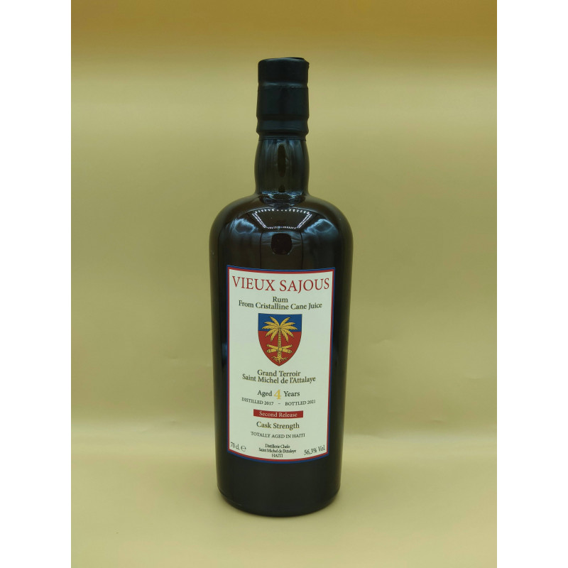 Rhum Velier "Vieux Sajous 4ans Cask Strenght 2nd Release" 70cL