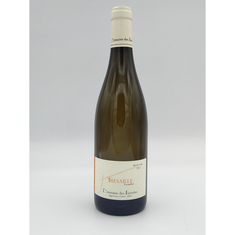 Vin de France Domaine des Bérioles "Tresaille" Blanc 2022 75cl Vin de France Domaine des Bérioles "Tresaille" Blanc 2022 75cl
