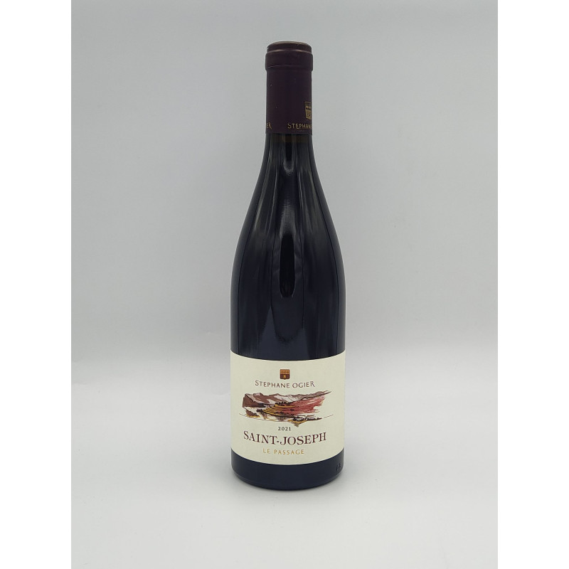 AOC Saint-Joseph Domaine Stephane Ogier "Le Passage" Rouge 2021 75cl AOC Saint-Joseph Domaine Stephane Ogier "Le Passage" Rouge 2021 75cl