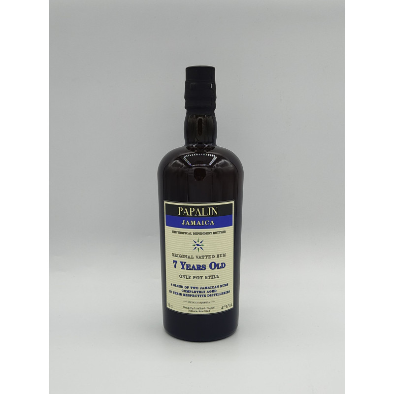 Rhum Velier Hors d'âge Papalin-Jamaica 7 ans 47° 70cl