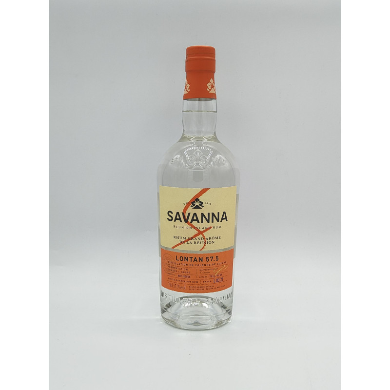 Rhum Blanc Agricole de la Réunion Maison Savanna "Lontan 57.5" 70cl