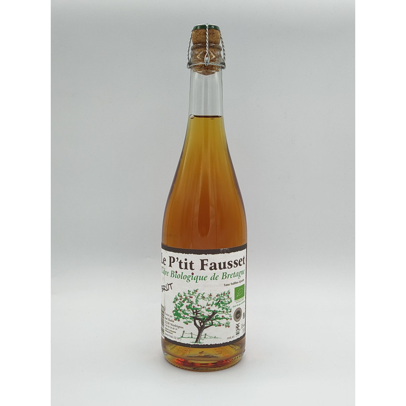 Cidre Cidrerie Le P'tit Fausset Brut 75cl - Au Fil du Vin