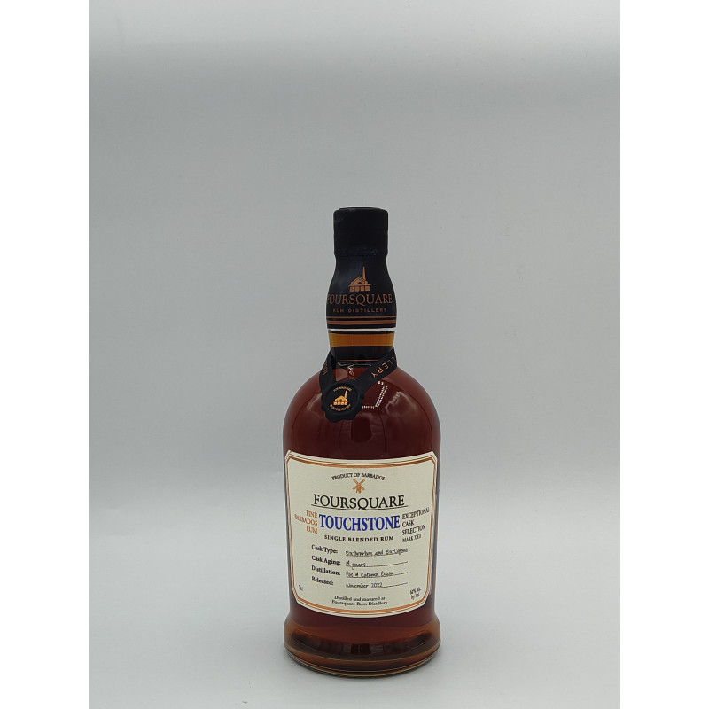 Rhum Single Blended Foursquare "Touchstone" 14 ans 70cl Rhum Single Blended Foursquare "Touchstone" 14 ans 70cl