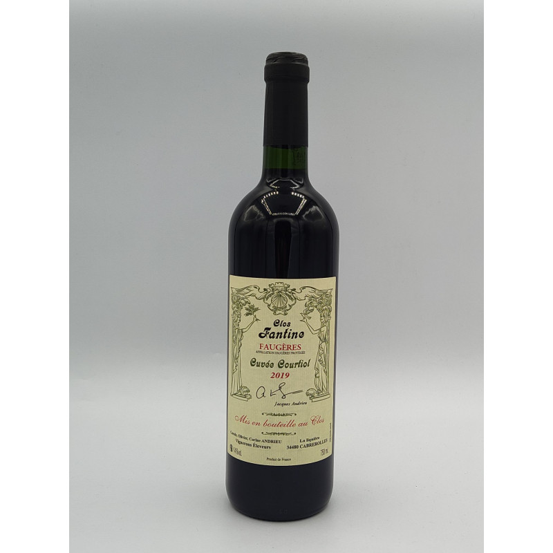 AOP Faugères Clos Fantine "Cuvée Coutiol" Rouge 2019 75cl AOP Faugères Clos Fantine "Cuvée Coutiol" Rouge 2019 75cl