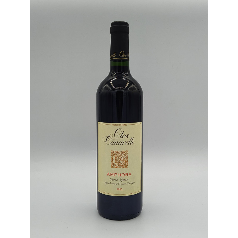 AOC Corse Figari Domaine Clos Canarelli "Amphora" Rouge 2022 75cl AOC Corse Figari Domaine Clos Canarelli "Amphora" Rouge 2022 75cl