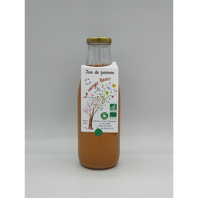 Jus de Pomme Le Verger Fleuri 1L