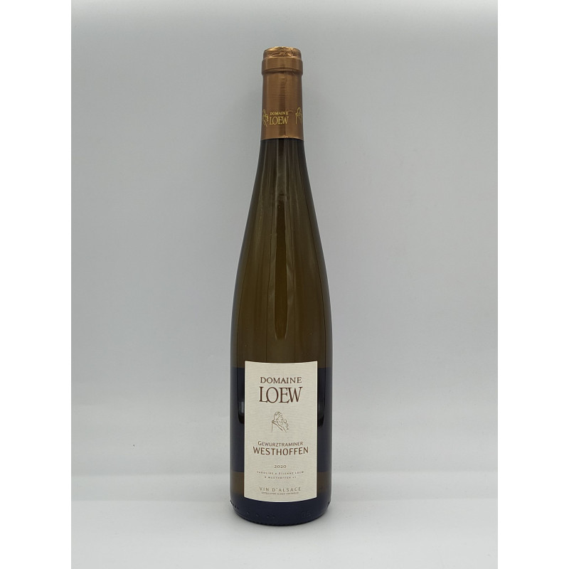AOC Alsace Domaine Loew "Gewurztraminer Westhoffen " Blanc 2020 75cl AOC Alsace Domaine Loew "Gewurztraminer Westhoffen " Blanc 2020 75cl
