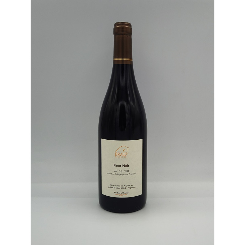 IGP Val de Loire "Domaine Julien Braud" Cuvée Pinot Noir 2023 75cl IGP Val de Loire "Domaine Julien Braud" Cuvée Pinot Noir 2023 75cl