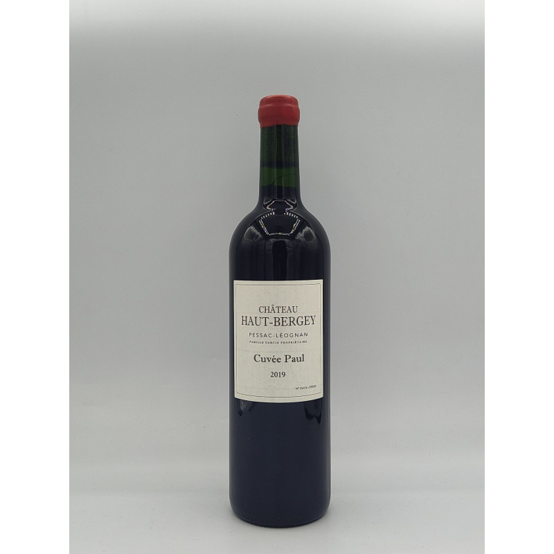 AOC Pessac-Léognan Château Haut-Bergey "Cuvée Paul" Rouge 2019 75cl