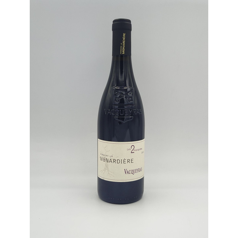 AOC Vacqueyras Domaine la Monardière "Les 2 Monardes" Rouge 2022 75cl AOC Vacqueyras Domaine la Monardière "Les 2 Monardes" Rouge 2022 75cl
