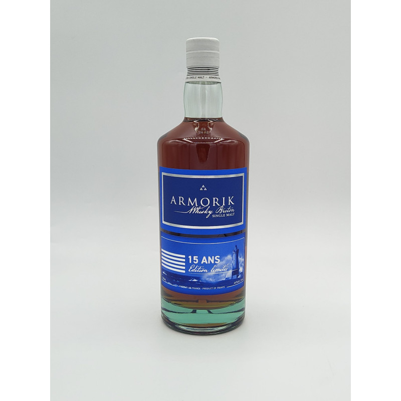 Whisky Breton Armorik "Single Malt 15 ans" Edition Limité 70 cL Whisky Breton Armorik "Single Malt 15 ans" Edition Limité 70 cL
