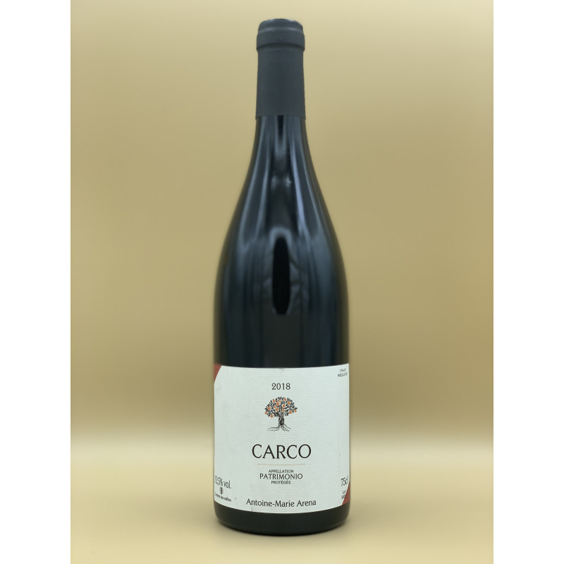 AOC Patrimonio Domaine Antoine-Marie Arena "Carco" Rouge 2018 75cl AOC Patrimonio Domaine Antoine-Marie Arena "Carco" Rouge 2018 75cl