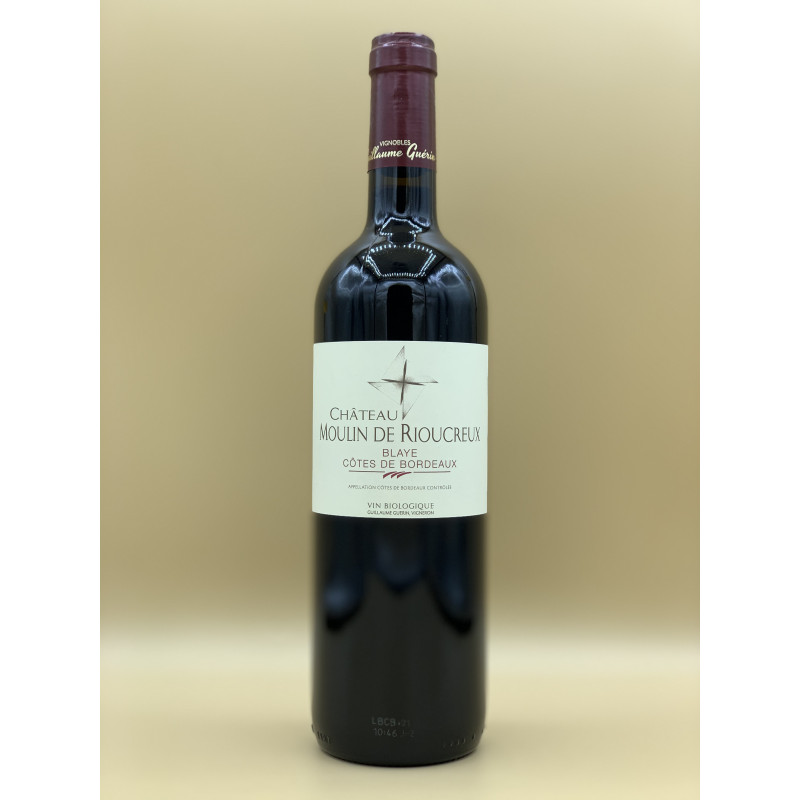 AOC Blaye Côtes de Bordeaux Château Moulin de Rioucreux 2019 Rouge 75cl