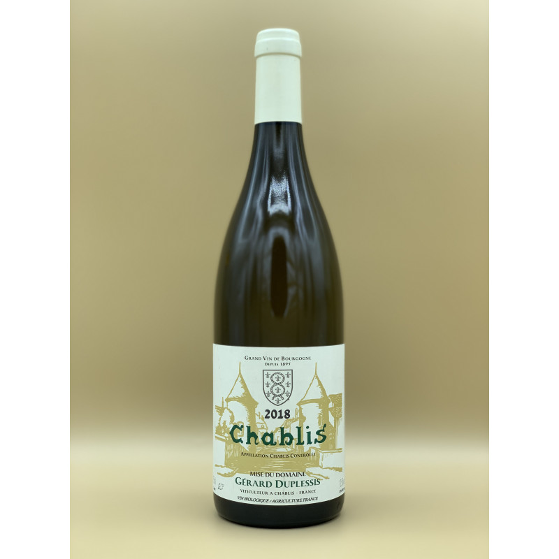 AOC Chablis Domaine Gérard Duplessis Blanc 2019 75cl AOC Chablis Domaine Gérard Duplessis Blanc 2019 75cl