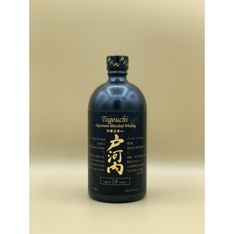 Whisky Togouchi "18 ans" 70cl Whisky Togouchi "18 ans" 70cl